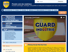 Tablet Screenshot of guardindustrie.com
